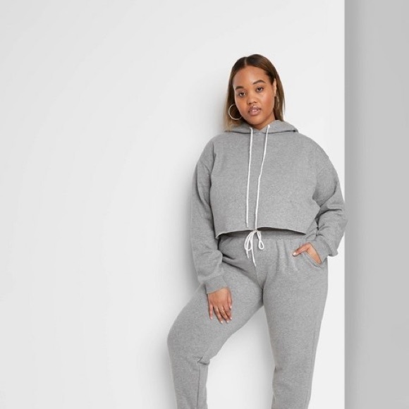 Wild Fable Cropped Hoodie Sweatshirt